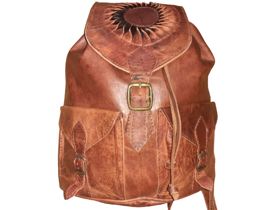 Mochila Marrakech doble bolsillo mediano sol