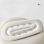 Cute Couple Pillow Slippers Female Summer Wear 2024 New Bathroom Bath Non-Slip Indoor Home Eva Thick Bottom Sandals