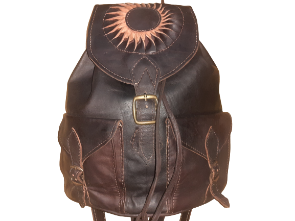 Mochila Marrakech doble bolsillo mediano sol